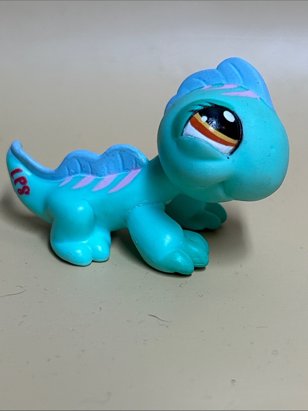 LPS Littlest Pet Shop Cyan Iguana #1382 - 2007 Hasbro